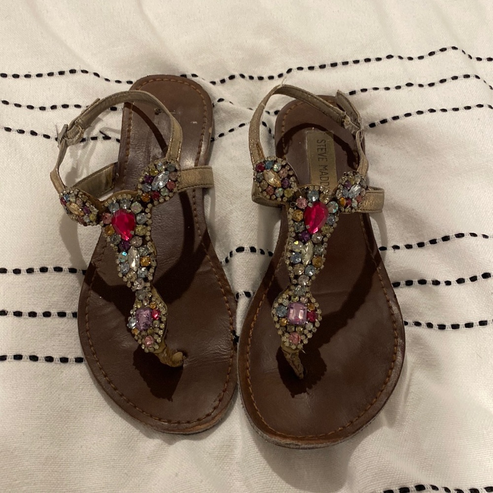 Steve Madden rhinestone sandals Size 7